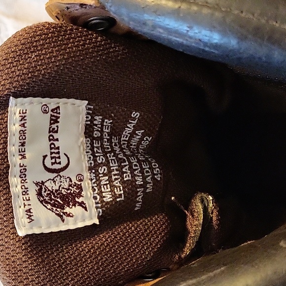 Brown Chippewa IQ Soft Toe Birkhead Sz 9.5 - Picture 5 of 8